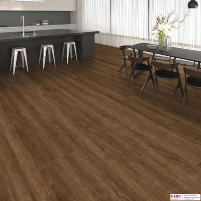 Ламинат Haro Tritty 200 Gran Via Aqua Дуб Элеганза Дымчатый 542059 33 класс толщина 8 мм с фаской 2.68 м2