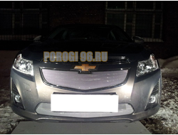 Защита радиатора Chevrolet Cruze 2013- chrome низ