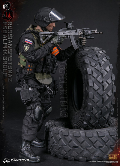 Спецназ ФСБ "Альфа" - Коллекционная ФИГУРКА 1/6 scale RUSSIAN SPETSNAZ FSB ALPHA GROUP (78064) - DAMTOYS