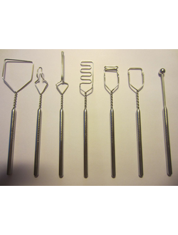 Профессиональные логопедические зонды для постановки звуков c металлическим шариком 7 шт