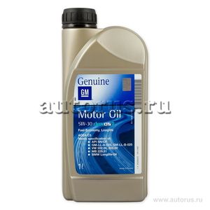 Масло моторное GM Лукойл Dexos 2 5W30 синтетическое 1 л 95599403