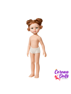 Кристи с зелеными глазами и 2 пучками, 32 см