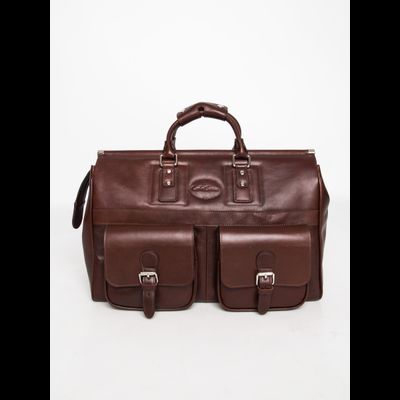 Кожаный саквояж Fabriano premium brown (арт. 4008-53)