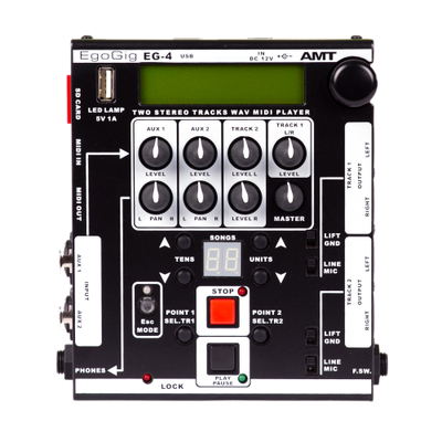 AMT EgoGig EG-4 - 4-х канальный концертный WAV & MIDI плеер [БП в комплекте!]