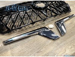 Решетка радиатора Toyota Land Cruiser 200 2015-2021 TRD хром