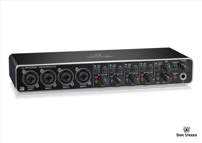 Внешняя звуковая карта BEHRINGER UMC404HD, описание в музыкальном магазине domstereo.ru