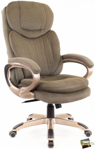 Кресло руководителя Everprof Boss T Ткань Коричневый