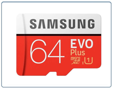 Карта памяти microSDXC UHS-I U1 SAMSUNG EVO PLUS 64 ГБ, Class 10, MB-MC64HA/RU + адаптер (100/20)