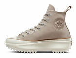 Converse Run Star Hike High Top бежевые кожаные