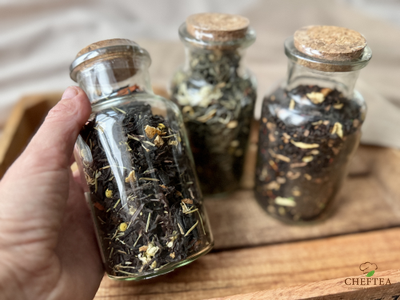 Чай черный Витаминный (60г) в стеклянной бутылке