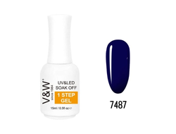 Гель-лак однофазный ONE STEP 15 мл.-- Gel Lac ONE STEP, 15 ml--- 7487