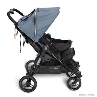 Коляска прогулочная для двойни Valco Baby Slim Twin Glacier