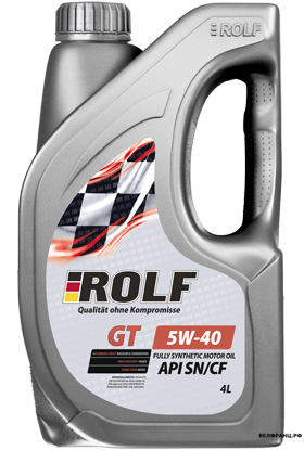 ROLF GT SAE 5W-40 API SN/CF 4 литра синтетика