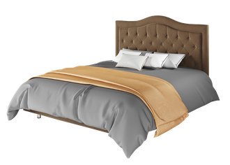 Кровать "Герцогиня" коричневого