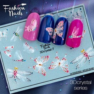 Fashion Nails 3d crystal 7