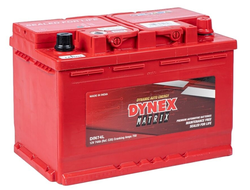Аккумулятор EXIDE (Dynex) Matrix 74 А/ч обратный R+ 278x175x190 L3 EN 750 А, DIN74L