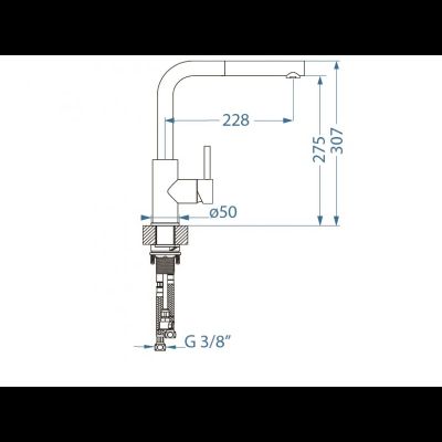 Смеситель Alveus  Zeos-P Monarch Bronze