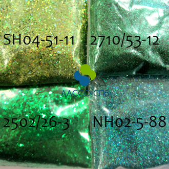 Глиттер блестки цвет Зеленый 0,2 мм 1 кг