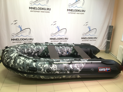 Моторная лодка Хантер 350 ПРО КМФ НДНД - mnelodku.ru