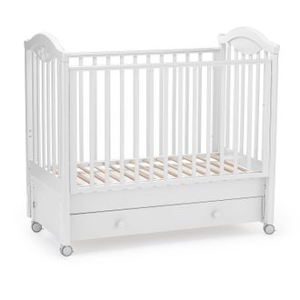 Детская кровать Nuovita Lusso Swing продольный Bianco/Белый