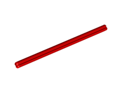 Technic, Axle 10L, Red (3737 / 4267858 / 6130005)