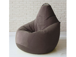 Кресло-груша из мебельной ткани шоколад