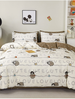 Постельное белье TANGO комплект сатин двуспальный 180x210x1 220x245x1 50x70x2 TS02-X269-50