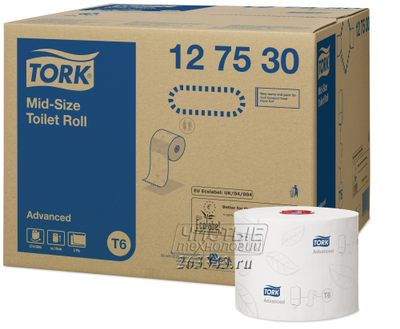 Туалетная бумага Tork Mid-size Autoshift 127530