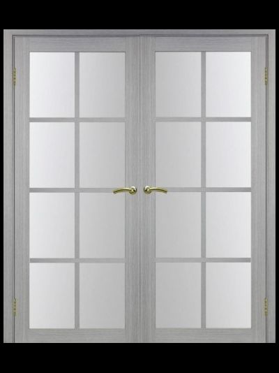 OPTIMA PORTE/ TURIN 541. ПОЛОТНО ОСТЕКЛЕННОЕ+ПОЛОТНО ОСТЕКЛЕННОЕ. МАТИРОВАННОЕ СТЕКЛО САТИН