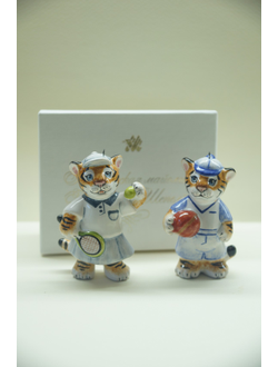 Комплект ёлочных игрушек "Спортивные тигрята"