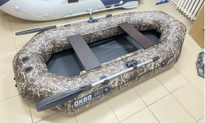 Надувная лодка Аква-Мастер 260 камуфляж темный камыш