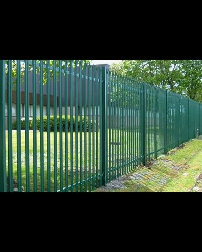 Железный оцинкованный забор