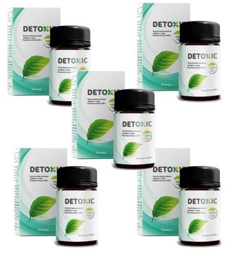 Detoxic biologically active dietary supplement (5 pieces)