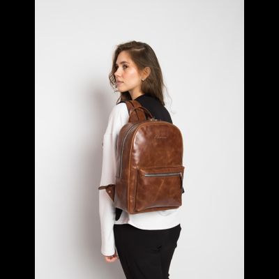 Женский кожаный рюкзак Albiate cognac (арт. 3103-03)