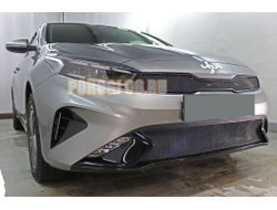 Защита радиатора KIA Cerato 2021- black верх
