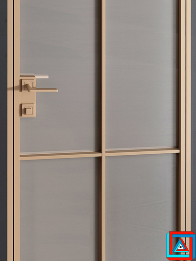 Распашные двери одностворчатые встроенные