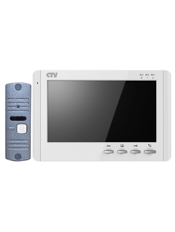 Комплект видеодомофона Монитор цв. CTV-М1701+ панель вызова  CTV-D10+