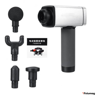 Массажер-пистолет для мышц MiniPro M07 черный