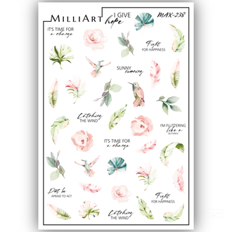Слайдер-дизайн MilliArt Nails MAX-238