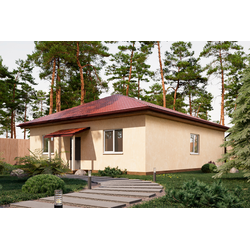 Одноэтажный дом с тремя спальнями 105м² (S16)