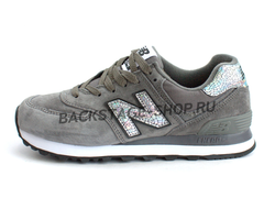 Кроссовки New Balance 574 Gray замша