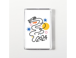 Магнит акриловый год Дракона №9