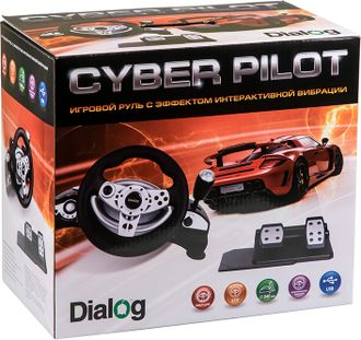 Игровой руль Cyber Pilot с эффектом вибрации GW-155VR