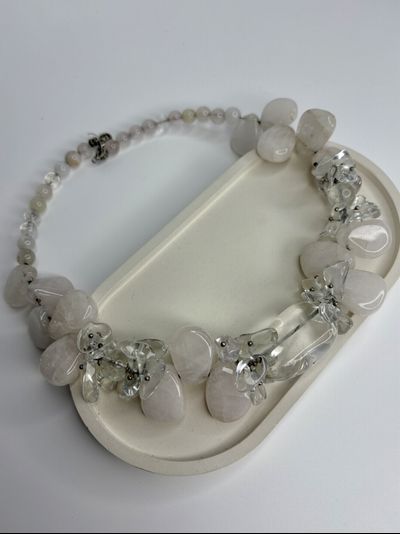 Ожерелье из кварца и горного хрусталя