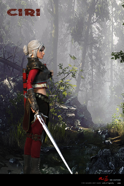 Цири в доспехах (Ведьмак 3, The Witcher) - КОЛЛЕКЦИОННАЯ ФИГУРКА 1/6 Ciri Armored (J-002) - Nine Craftsmen