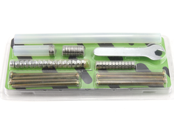 Набор креплений для установки линз в фары (шпильки, гайки, шайбы, трубки)