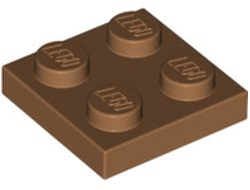 Plate 2 x 2, Medium Nougat (3022 / 4645059 / 6056383)