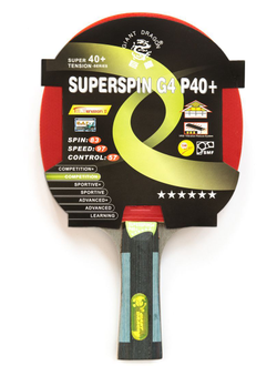 Теннисная ракетка Dragon Superspin 6 Star New (анатомическая)