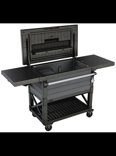 Стол-бар (Patio Cooler &amp; Beverage Cart) серый