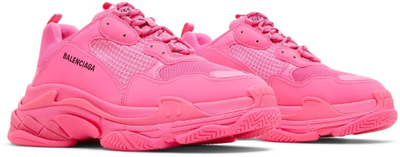 Balenciaga Triple S Sneaker Fluorescent Pink женские